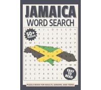 Jamaica Word Search Puzzle Book: Word Searches with Easy to Read Print about Jamaica, Jamaican country, Jamaica Travel and More | 6x9 inches, 110 ... Gift for Vacations, Holidays and Relaxation