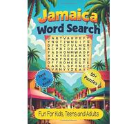 Jamaica Word Search Puzzle Book: Word Searches with Easy to Read Print about Jamaican Culture, Food, Reggae and More | 6x9 inches, 110 pages | 50+ puzzles . . . for Holidays, Vacations and Free Time