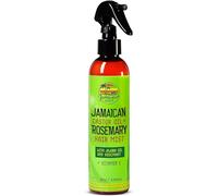 JAMAICAN Ambre Bruma para el cabello, 8 onzas líquidas, fortalecimiento, desenreda nudos, refresca el cuero cabelludo, hidratación instantánea, aceite de romero y ricino