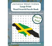 Jamaican Word Search Large Print Puzzle Book: Large Print word searches about Jamaican history and heritage, Jamaican food and more| 100+ puzzles, ... Gifts, vacation, brain games, free times