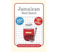 Jamaican Word Search Puzzle Book: 50+ Word Searches with Easy to Read Print about Jamaican, Iconic Foods, Jamaican Music and More I 6x9 inches, 110 ... Thoughtful Gift for Jamaican Fans and Friends