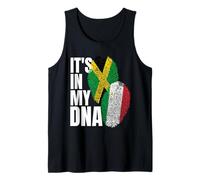 Jamaicana e Italiana Mix ADN Flag Heritage Camiseta sin Mangas