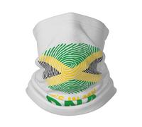 Jamaicano Está En Mi ADN Polainas De Cuello Unisexo Cuello Pañuelo Viento Polvo Prueba Bufanda Facial para Ciclismo Deportes Adulto 30X26Cm