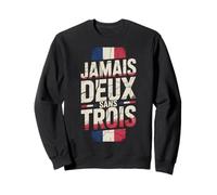 Jamais Deux Sans Trois Francia FRA Vintage Sudadera