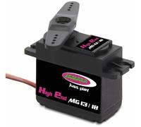 Jamara 033216 - Servo High End 1318 MG - Cojinettes, Transmisión Metal, Torque 11,8 kg/cm (4,8 V) y Tiempo de Rep. 0,20 Seg. - 13,1 kg/cm (6,0 V) y Tiempo de Rep. 0,18 Seg.
