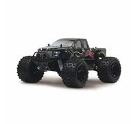 Jamara 059735 - Skull Monstertruck 4WD 1:10 NiMh 2,4GHz - Funcionamiento multijugador, Horquilla Reforzada, Tracción Integral, Chasis Reforzado con Aluminio