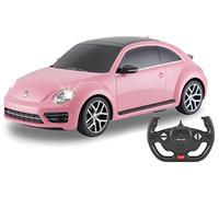 JAMARA 402113 VW Beetle 1:14 2,4 GHz Licencia Oficial, Pintura Fiel al Original, luz LED Delantera/Trasera, Coche teledirigido, Color Rosa