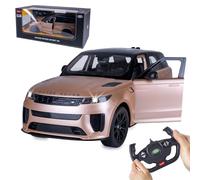 JAMARA 402244 Range Rover Sport SV 1:14 2,4 GHz - Puerta manual, coche teledirigido teledirigido, coche de juguete para niños con mando a distancia, modelo de coche, idea de regalo para niños, luz LED