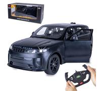 JAMARA 402245 Range Rover Sport SV 1:14 2,4 GHz - Puerta manual, coche teledirigido teledirigido, coche de juguete para niños con mando a distancia, modelo de coche, idea de regalo para niños, luz LED