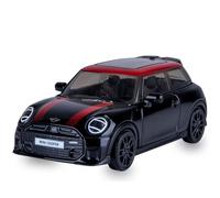 JAMARA 402257 Mini John Cooper Works Diecast 1:43 Negro Modelo Coche Cuerpo Metal Miniatura Coche Coleccionista Juguete Niños Idea de Regalo