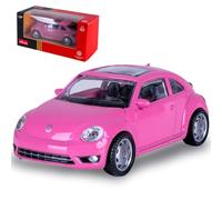 JAMARA 402268 VW Beetle Diecast 1:43 Pink ModellaAuto Metal Miniature Coleccionista Modelo de Juguete Coche Niños Idea de Regalo