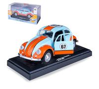 JAMARA 402601 Volkswagen Classical Beetle 1967 Diecast 1:36 - Modelo de Coche de Juguete, Modelo de Coche para niños, Mini vehículos, Idea de Regalo para niños, Apertura y Cierre Manual