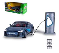 JAMARA 402606 Audi RS e-Tron GT Diecast 1:36 Incluye Pilas de botón - Modelo de Coche de Juguete, Coche Infantil, Modelo de vehículos en Miniatura, Regalo para niños, Puertas manualmente Abiertas