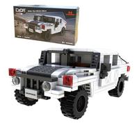JAMARA 402853 Cada Humvee 1:24 Bricks, Coche de Juguete a Partir de 8 años, Juguete para niños, Idea de Regalo para niños, Juego de Bloques de sujeción, Fiel al Detalle, portón Trasero Manual