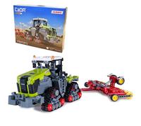JAMARA 402856 Cada Claas Xerion 5000 Trac TS 1:32 Bricks, Juguete agrícola para niños a Partir de 8 años, técnica para niños, Juego de Bloques de sujeción, Idea de Regalo para niños, Fiel a los