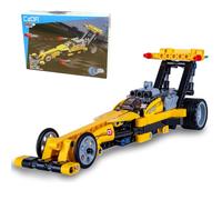 JAMARA 402863 Cada Drag Racing Bricks, Coche de Juguete Deportivo para niños a Partir de 6 años, Idea de Regalo para niños, promueve la motricidad Fina y la comprensión técnica