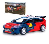 JAMARA 402872 CADA 2008 Citroën C4 WRC 1:24 Bricks, coche de juguete para niños, coche de carreras deportivo para niños a partir de 8 años, idea de regalo para niños, promueve la motricidad fina, fiel