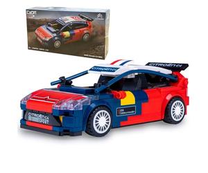 JAMARA 402872 CADA 2008 Citroën C4 WRC 1:24 Bricks, coche de juguete para niños, coche de carreras deportivo para niños a partir de 8 años, idea de regalo para niños, promueve la motricidad fina, fiel