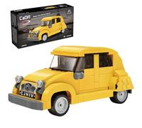 JAMARA 402879 Cada Citroën 2CV 1:24 Bricks, Modelo de Coche Deportivo para niños a Partir de 8 años, Idea de Regalo para niños y niñas, diseño detallado, portón Trasero Manual