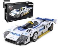 JAMARA 402881 Cada Mazda 787B 1:24 Bricks, Modelo de Coche de Juguete Deportivo para niños a Partir de 8 años, Idea de Regalo para niños y niñas, diseño detallado, Campana de Cabina Manual
