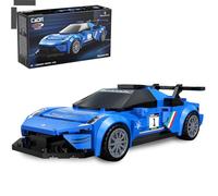 JAMARA 402882 Cada Maserati GT2 1:24 Bricks, Coche de Carreras Deportivo para niños a Partir de 8 años, Idea de Regalo para niños y niñas, diseño detallado, Incluye Arco Decorativo