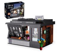 JAMARA 402884 Cada Coffee House Bricks - A Partir de 14 años, técnica para niños y niñas, Idea de Regalo, Juego de Bloques de sujeción, Kit de construcción con luz LED, diseño detallado