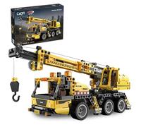 JAMARA 402886 Cada Bricks - Grúa móvil para construcción a Partir de 8 años, Juguete para niños, Idea de Regalo para niños, vehículo de Bloques de sujeción, diseño detallado