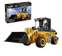 JAMARA 402887 Cada - Cargadora de Ruedas 1:15 Bricks - vehículos de construcción a Partir de 8 años, Juguete para niños, Idea de Regalo para niños, vehículo de Bloques de sujeción, diseño detallado
