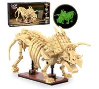 JAMARA 402890 CADA Dinosaurio Fossil Triceratops Bricks, idea de regalo para niños y niñas, juguete dinosaurio infantil, juego jurásico, combinable con otros modelos