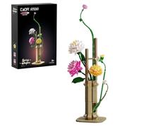 JAMARA 402912 Cada Ramo de Flores Primavera Bricks Bloques de sujeción Flores Set Modelo Kit Decoración Juguetes Niños a Partir de 8 años Idea de Regalo