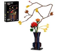 JAMARA 402914 Cada Ramo de Flores otoño Ladrillos Bloques de sujeción Flores Juego Modelo Kit decoración Juguetes niños a Partir de 8 años Idea de Regalo