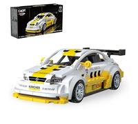 JAMARA 402922 Cada Opel Astra V8 Coupe 1:24 Blanco Ladrillos Bloques de sujeción Coche Modelo Coche Deportivo Kit de Construcción Juguetes Niños a Partir de 8 años Idea Idea de Regalo