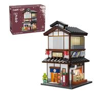 JAMARA 402943 Cada - Barra de Tapas Japonesa 1:30 Ladrillos, Kit técnico de 1195 Bloques de sujeción, casa Modular con iluminación LED, 8 Efectos de luz, Modelo para constructores a Partir de 14 años