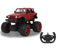Jamara 405182 Jeep Wrangler JL 1:14 2.4GHz Big Wheel Door Manual con Licencia Oficial, hasta 1 Hora de Tiempo de conducción, Aprox. 11 km/h, Detalles Perfectamente replicados, Interior detallado, luz