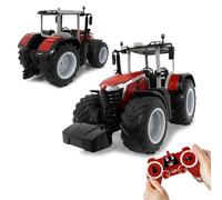 JAMARA 405301 Massey Ferguson 8S.285 1:16 2,4 GHz RC Tractor, Sonido del Motor (desconectable), Sonido de Advertencia de Marcha atrás, función de Apagado, 2 Ruedas, neumáticos de Goma, LED Brillante,