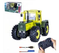 JAMARA 405341 Mercedes-Benz MB-trac 1000 1:24S-Plug 2,4 GHz Tractor Juguete con Control Remoto y conexión para remolques y Accesorios Agricultura Regalo para niños