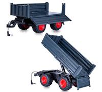 JAMARA 423265 Volquete Antracita para Tractor RC MB-trac 1000 1:24S Plug, Accesorio de Agricultura, Accesorio de Cultivo, Regalo para niños