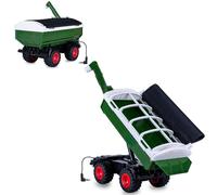 JAMARA 423268 Carro de sobrecarga verde para tractor RC MB-trac 1000 1:24S plug, accesorio de agricultura, accesorio de cultivo, regalo para niños