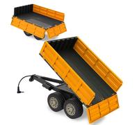 JAMARA 423283 Volquete Amarillo para Tractor RC 1:16 - Accesorios de Agricultura, Agricultura, Accesorio de Cultivo, Regalo para niños, Enchufe RC, Plataforma de Carga Arriba/Abajo con RC