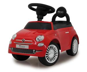 Jamara 460326 - Correpassilo Fiat 500 Rojo - Maletero Debajo del Asiento, Asa para Empujar y apoyar, Claxon, Protección antivuelco