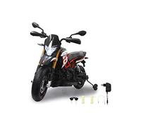 Jamara 460330 Ride-on Aprilia Dorsodoru 900 12V - 2 velocidades, 2 potentes motores de accionamiento, suspensión de suspensión trasera - Dureza ajustable, indicador de tensión de batería