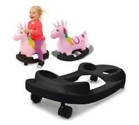 Jamara- Animal Saltarín Mobil Board 2en1, Color Negro (460332)