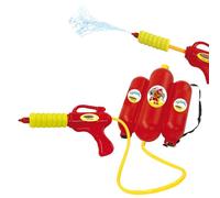 Jamara Pistola de agua con mochila MC Fizz 460342 2,5 L con diseño de bomberos