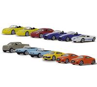 Jamara 460352 - Street Kings 1:64 Diecast Set B 12 uds. - Licencia Official, Carrocería metálica