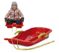 Jamara 460364 - Snow Play Bob Karol con Frenos 80cm Rojo - Dirección con Frenos, Cuerda, Ligero