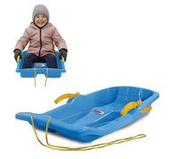 Jamara 460365 - Snow Play Bob Karol con Frenos 80cm Azul - Dirección con Frenos, Cuerda, Ligero