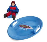 Jamara 460369 - Snow Play Trineo Redondo 60cm Azul - Asas en Ambos Lados, Peso Ligero, Resistente