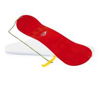 Jamara 460389 - Snow Play Snowboard 72cm Rojo - Construcción aerodinámica, Cuerda, Patines deslizantes