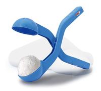 Jamara 460395 - Snow Play Pinza para Bolas de Nieve 38cm Azul - Pelotas de Nieve Suaves, Diámetro de 7 cm