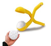 Jamara 460396 - Snow Play Pinza para Bolas de Nieve 38cm Amarillo - Pelotas de Nieve Suaves, Diámetro de 7 cm